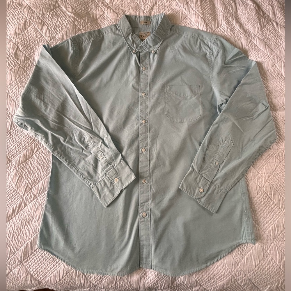 J. Crew Secret Wash Shirt Size XL Slim